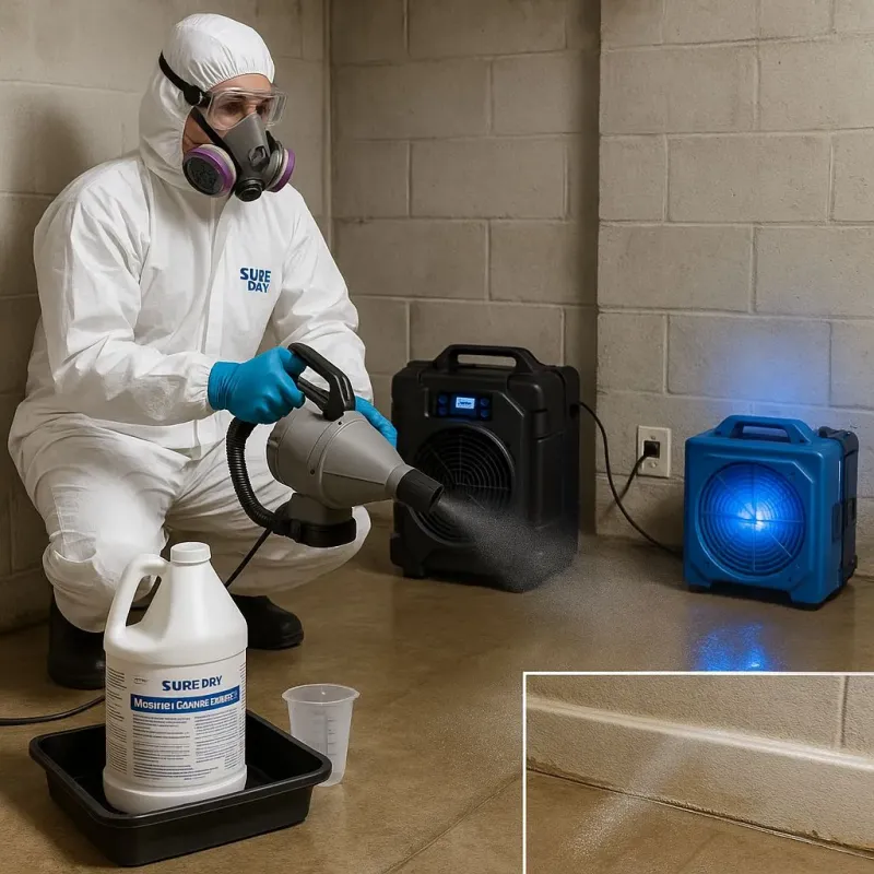 Sanitization and Odor Removal process in Brockport, NY
