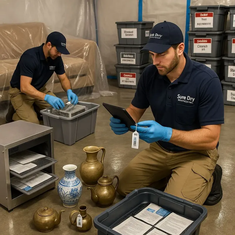 Content Protection and Restoration process in Brockport, NY
