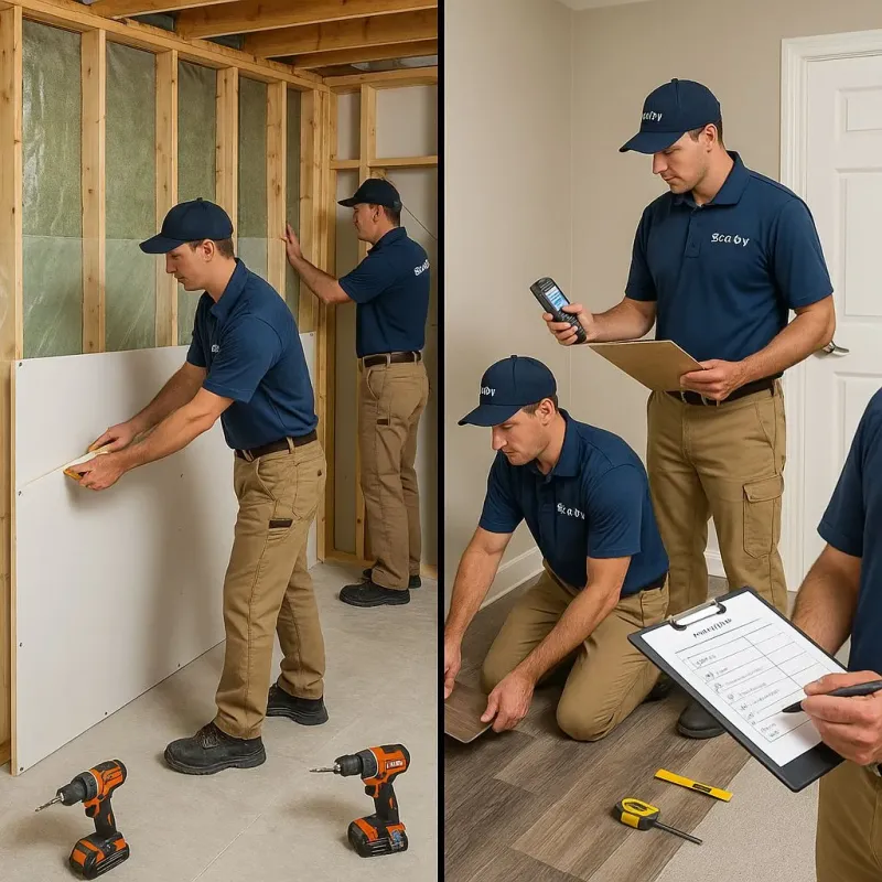 Repairs and Reconstruction process in Brockport, NY